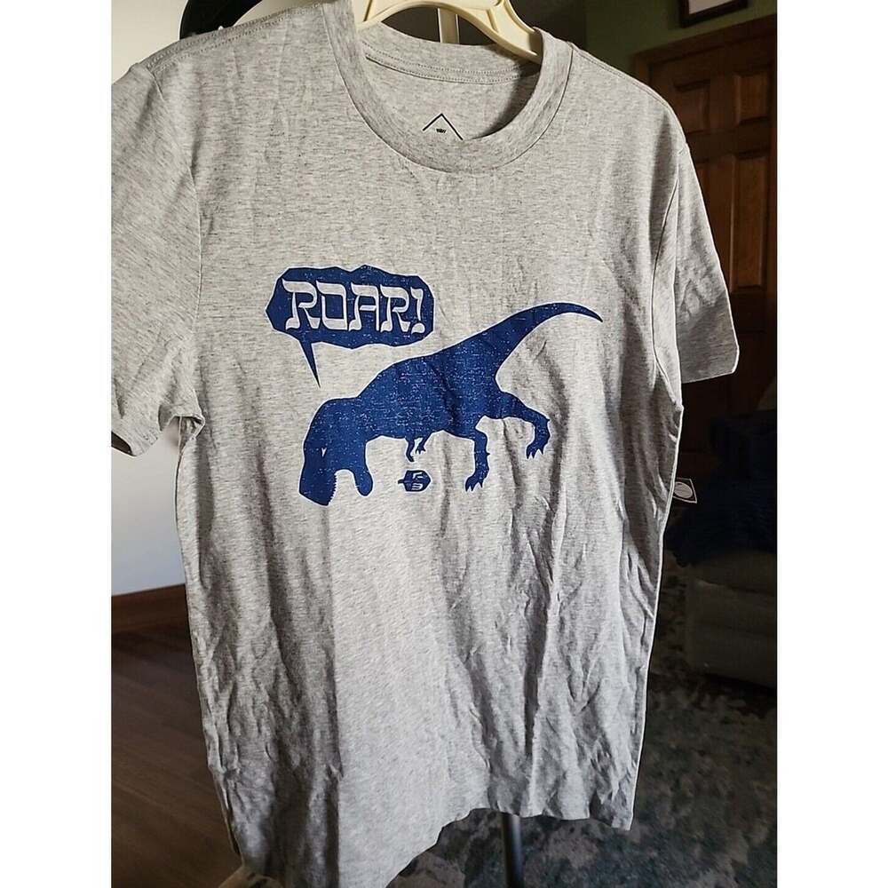 Well Worn Men's Size Small Roar T Rex Short Sleeve T-shirt 100% Cotton CR6 Nice
